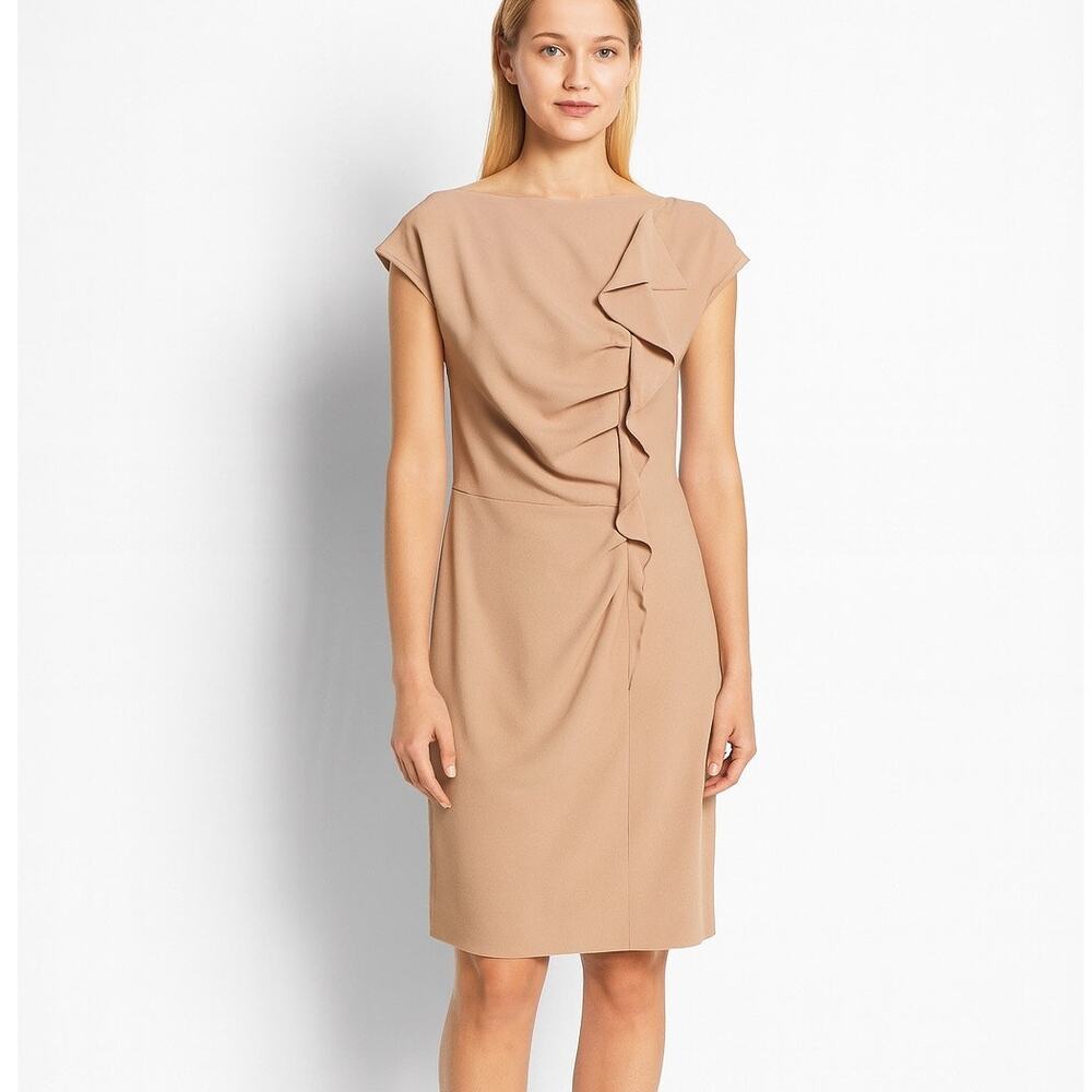 Marc Cain Flutter Detail Dress - image 1